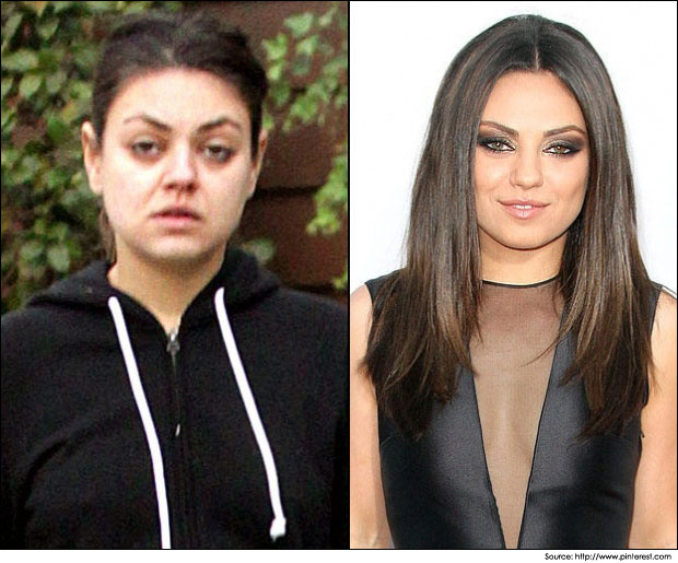 hottest celebrity without makeup