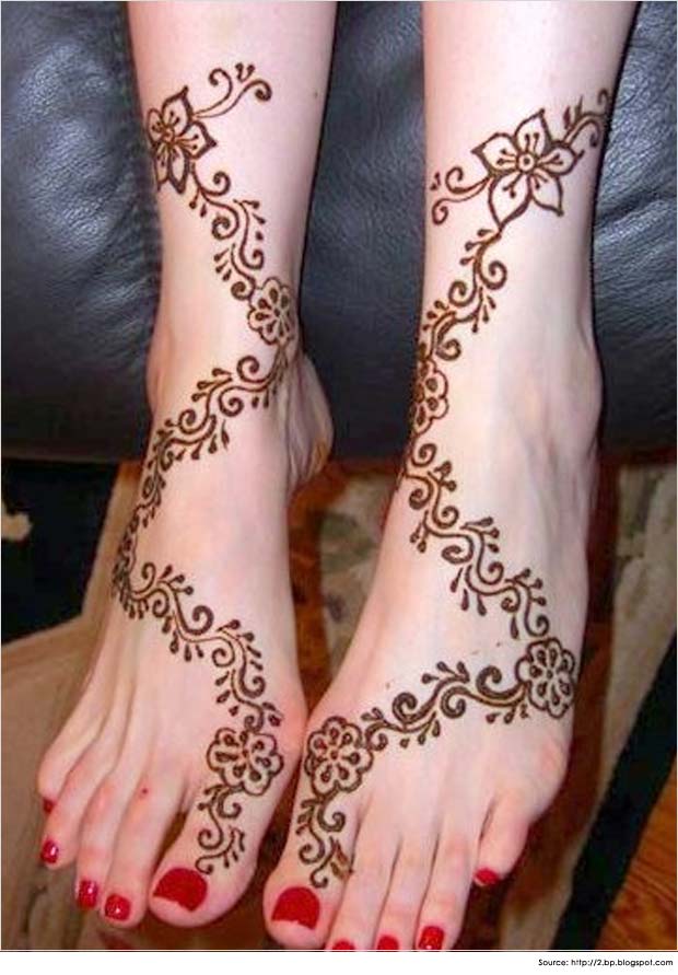 Arabic-Henna-Designs-For-Feet