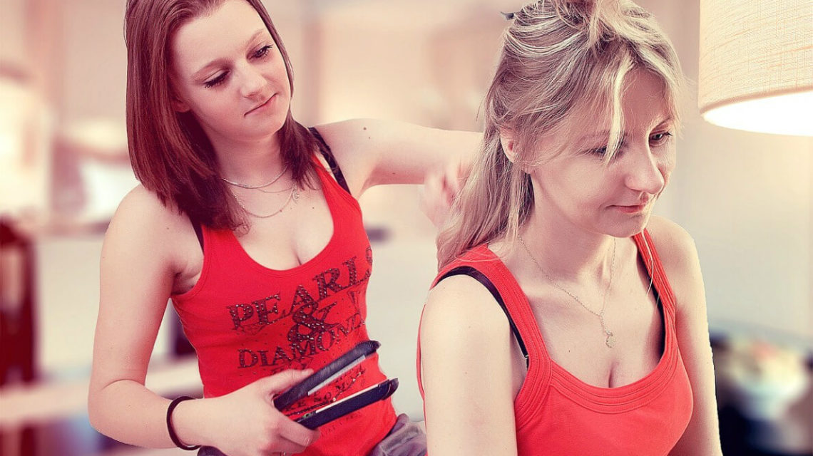 hair-straightening-process